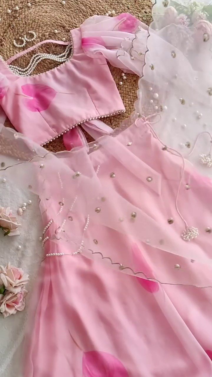 ORGANZA DIGITAL PRINT LEHENGA CHOLI