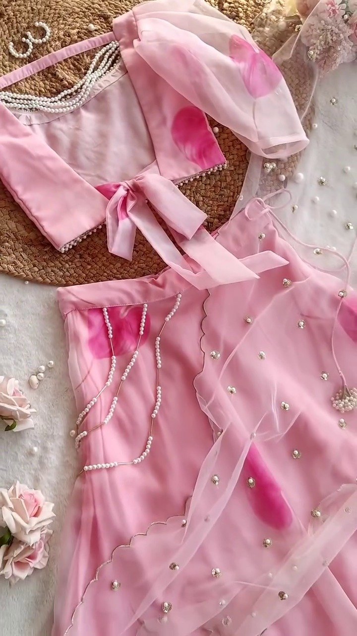 ORGANZA DIGITAL PRINT LEHENGA CHOLI - Image 2